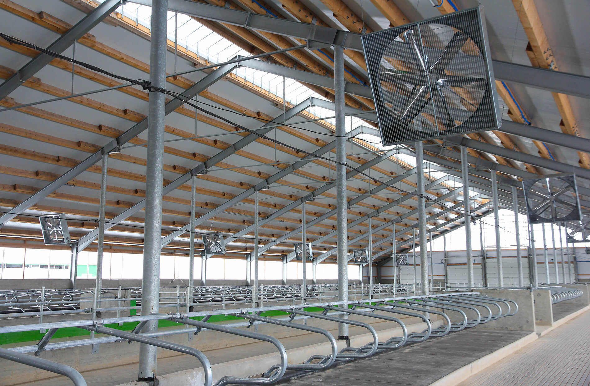 Steel barns in Shropshire
